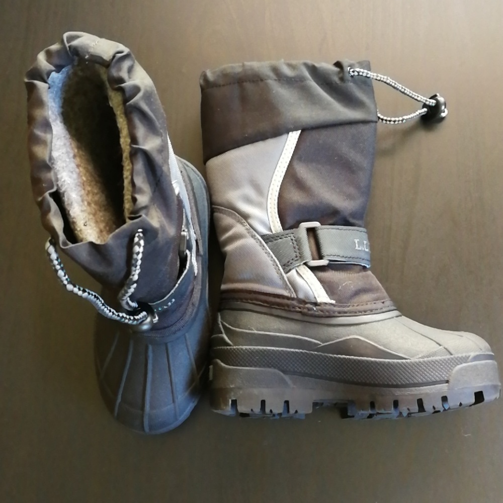 LL Bean kids Northwoods snow and rain boots size 1